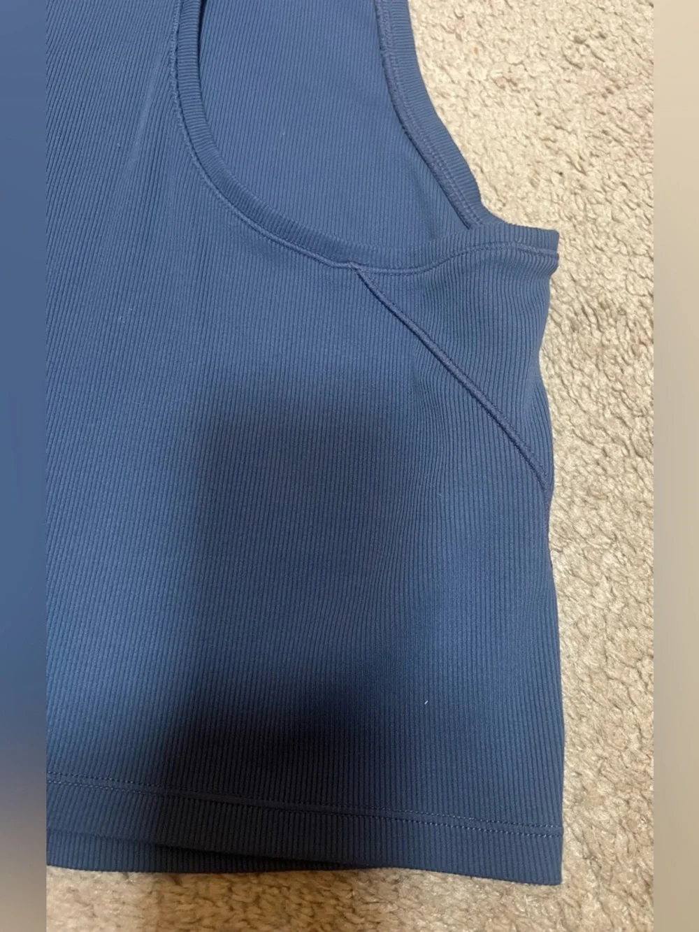 Athleta Salutation Ribbed Racerback Crop Tank - Picture 4 of 8